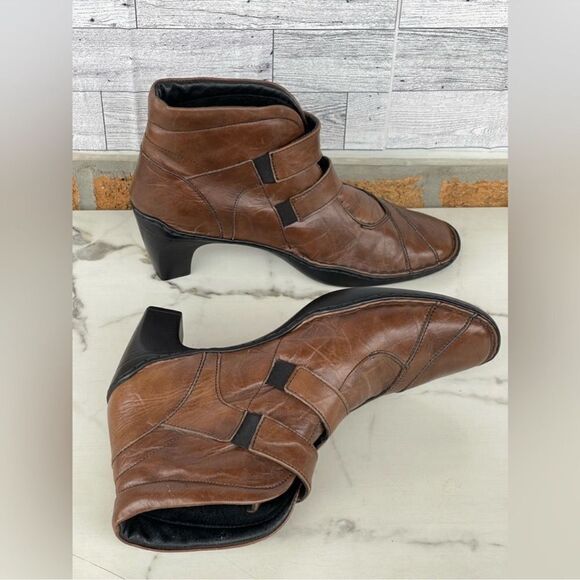 Josef Seibel Leather Tina Heel Ankle Boots size 40/8.5 - Picture 7 of 14